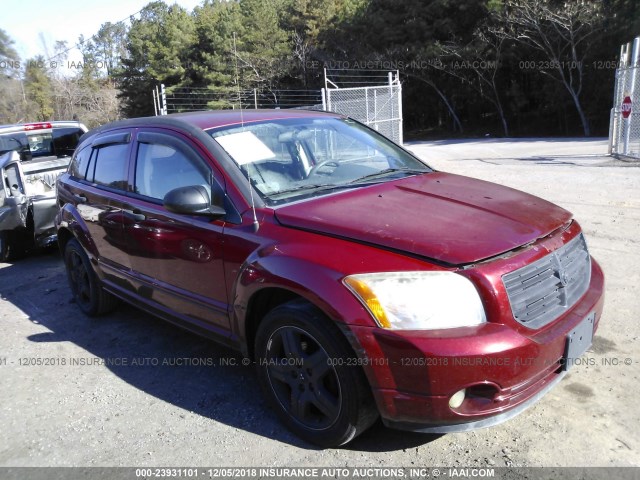 1B3HB48B07D219586 - 2007 DODGE CALIBER SXT RED photo 1