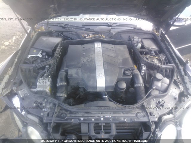 WDBUF65J83A189837 - 2003 MERCEDES-BENZ E 320 BLACK photo 10
