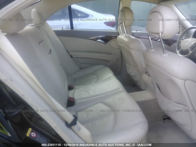 WDBUF65J83A189837 - 2003 MERCEDES-BENZ E 320 BLACK photo 8