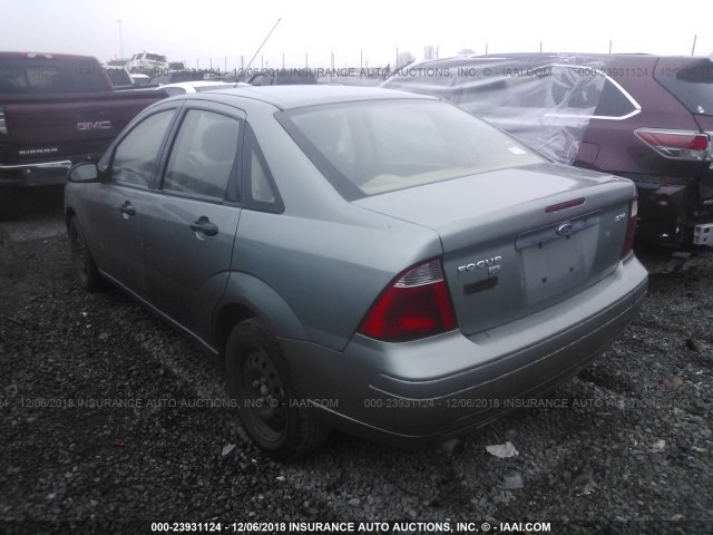 1FAFP34N06W128392 - 2006 FORD FOCUS ZX4 Light Blue photo 3