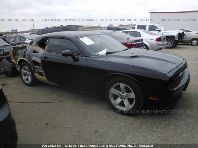 2C3CDYAG7DH540480 - 2013 DODGE CHALLENGER SXT BLACK photo 1