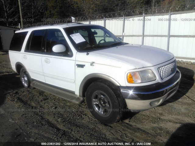 1FMRU17W61LA41594 - 2001 FORD EXPEDITION EDDIE BAUER WHITE photo 1