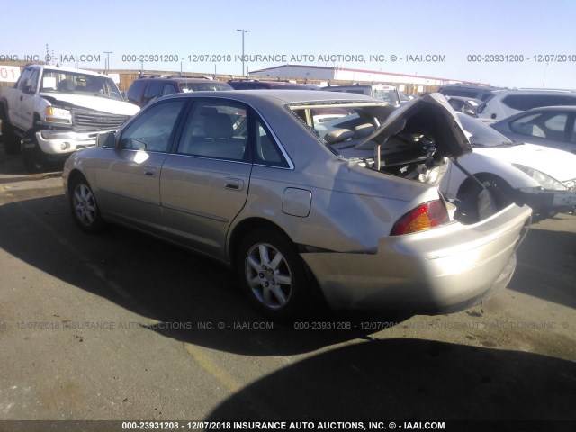 4T1BF28B51U193731 - 2001 TOYOTA AVALON XL/XLS GOLD photo 3