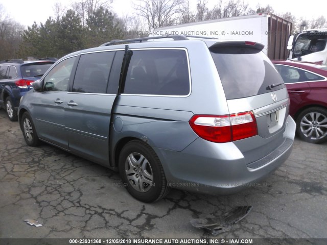 5FNRL38795B065200 - 2005 HONDA ODYSSEY EXL GRAY photo 3