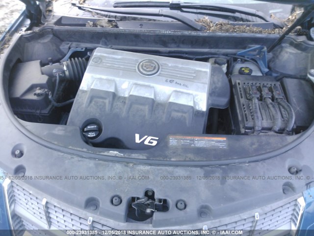 3GYFNEEY5AS557675 - 2010 CADILLAC SRX PERFORMANCE COLLECTION Көк фото 10