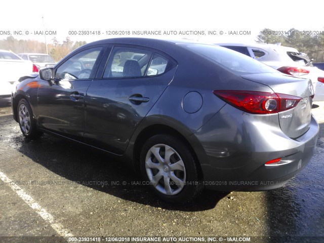 JM1BM1T72E1128768 - 2014 MAZDA 3 SV GRAY photo 3