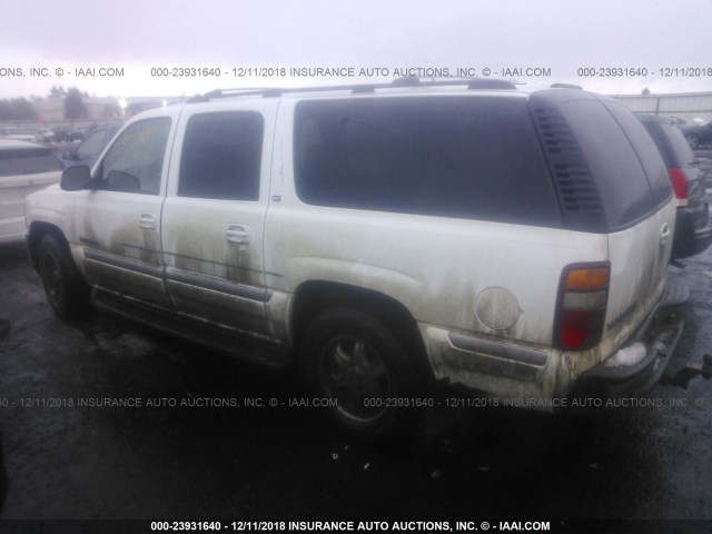 3GKFK16T1YG131087 - 2000 GMC YUKON XL K1500 WHITE photo 3