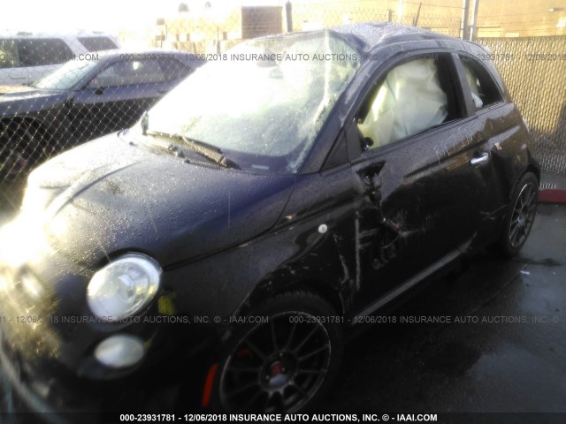 3C3CFFFH0ET264152 - 2014 FIAT 500 ABARTH BLACK photo 6