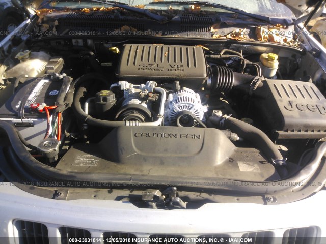 1J4GX48N44C373090 - 2004 JEEP GRAND CHEROKEE LAREDO/COLUMBIA/FREEDOM 银色 照片 10