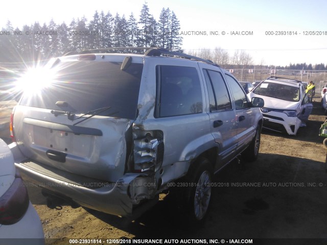 1J4GX48N44C373090 - 2004 JEEP GRAND CHEROKEE LAREDO/COLUMBIA/FREEDOM 银色 照片 4