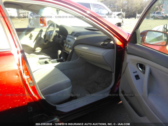 4T1BE46K47U051333 - 2007 TOYOTA CAMRY NEW GENERAT CE/LE/XLE/SE RED photo 5