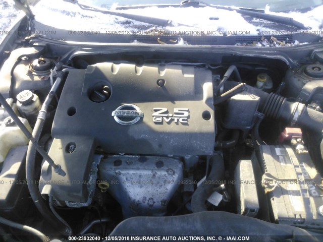 1N4AL11D86N378135 - 2006 NISSAN ALTIMA S/SL GRAY photo 10