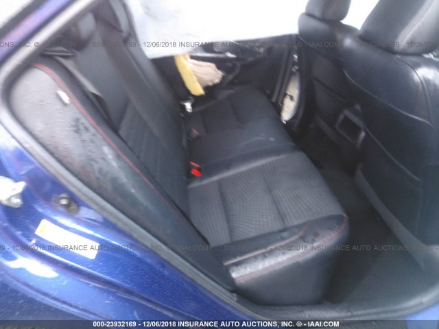 4T1BF1FK0FU941029 - 2015 TOYOTA CAMRY LE/XLE/SE/XSE BLUE photo 8