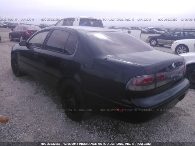 JT8JS47E0S0090114 - 1995 LEXUS GS 300 BLACK photo 3