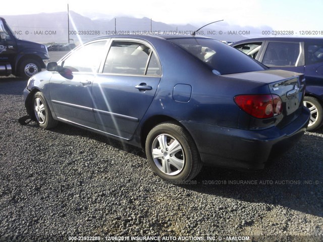 1NXBR32E96Z617578 - 2006 TOYOTA COROLLA CE/LE/S BLUE photo 3