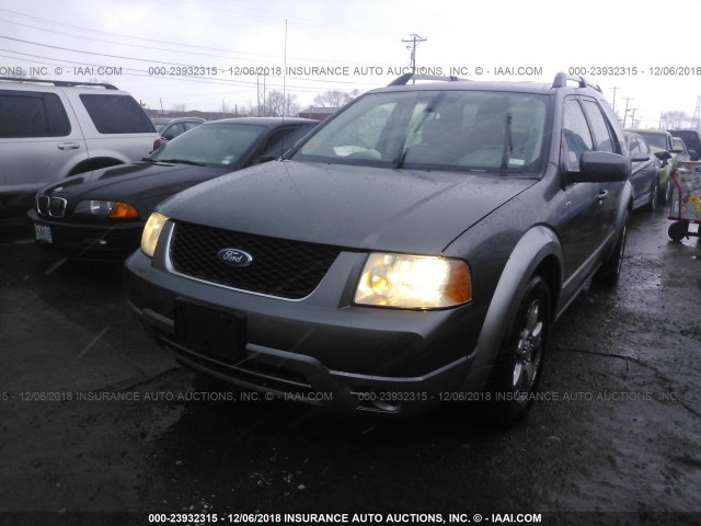 1FMZK05166GA48133 - 2006 FORD FREESTYLE SEL GRAY photo 2