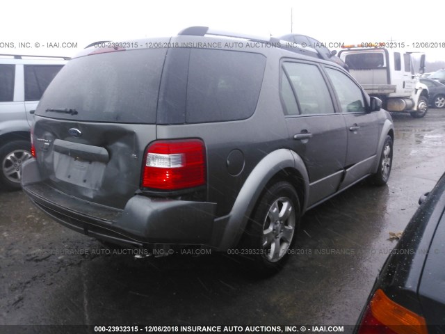 1FMZK05166GA48133 - 2006 FORD FREESTYLE SEL GRAY photo 4