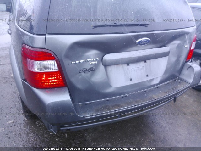 1FMZK05166GA48133 - 2006 FORD FREESTYLE SEL GRAY photo 6