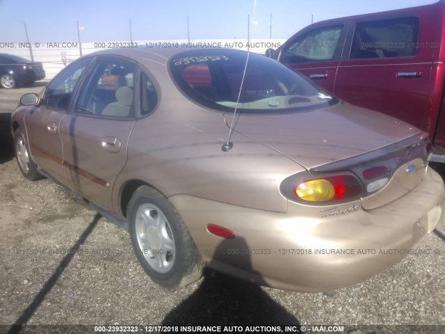 1FALP52U1TG277392 - 1996 FORD TAURUS GL BROWN photo 3