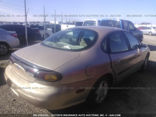 1FALP52U1TG277392 - 1996 FORD TAURUS GL BROWN photo 4