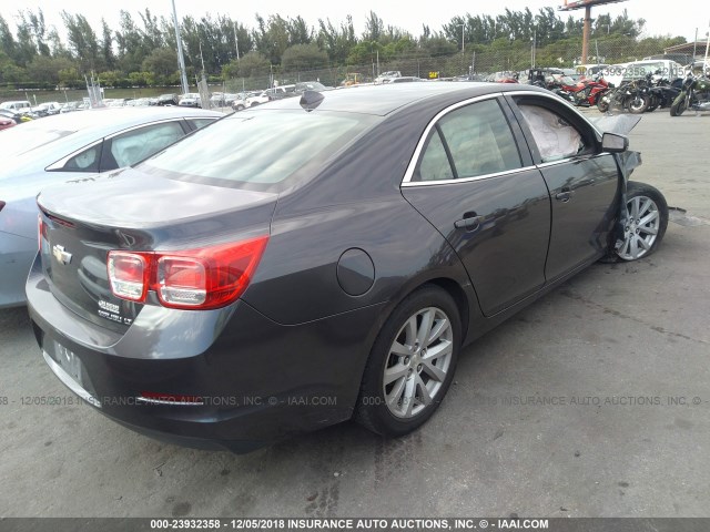 1G11E5SA8DF308697 - 2013 CHEVROLET MALIBU 2LT GRAY photo 4