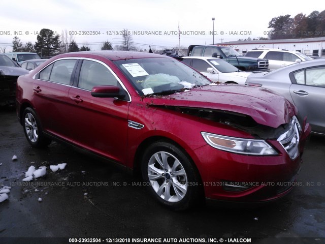 1FAHP2EW9BG141799 - 2011 FORD TAURUS SEL RED photo 1