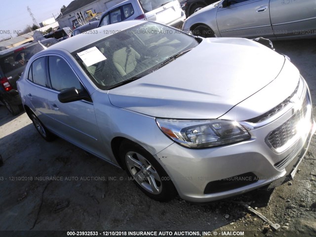 1G11B5SL5FU147332 - 2015 CHEVROLET MALIBU LS SILVER photo 1