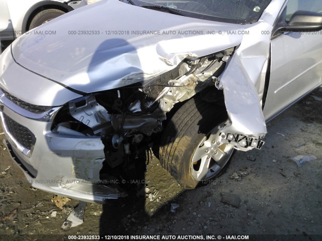 1G11B5SL5FU147332 - 2015 CHEVROLET MALIBU LS SILVER photo 6