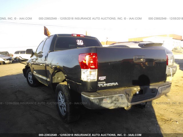 5TFRM5F16AX019315 - 2010 TOYOTA TUNDRA DOUBLE CAB SR5 BLACK photo 3