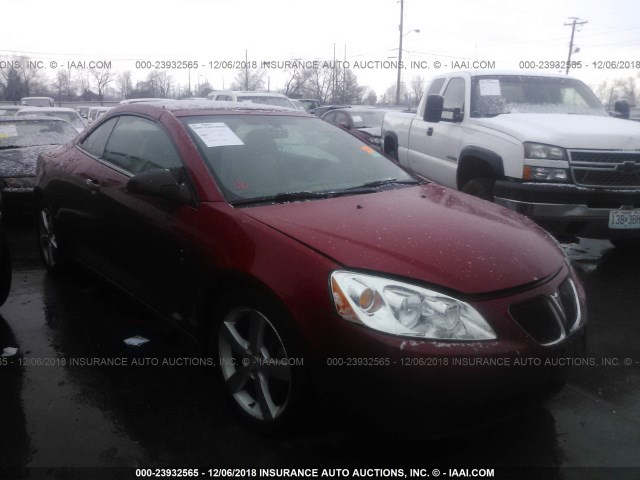 1G2ZH351374100538 - 2007 PONTIAC G6 GT RED photo 1