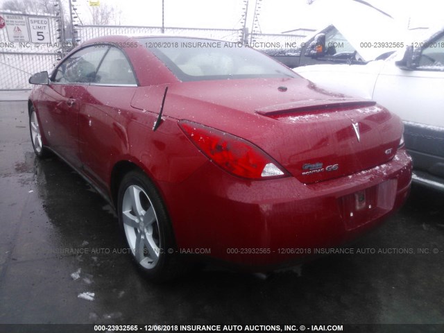 1G2ZH351374100538 - 2007 PONTIAC G6 GT RED photo 3