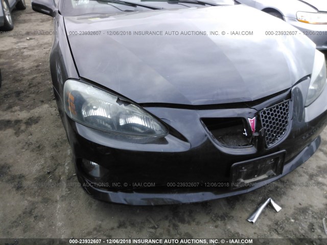 2G2WP552961274103 - 2006 PONTIAC GRAND PRIX BLACK photo 6