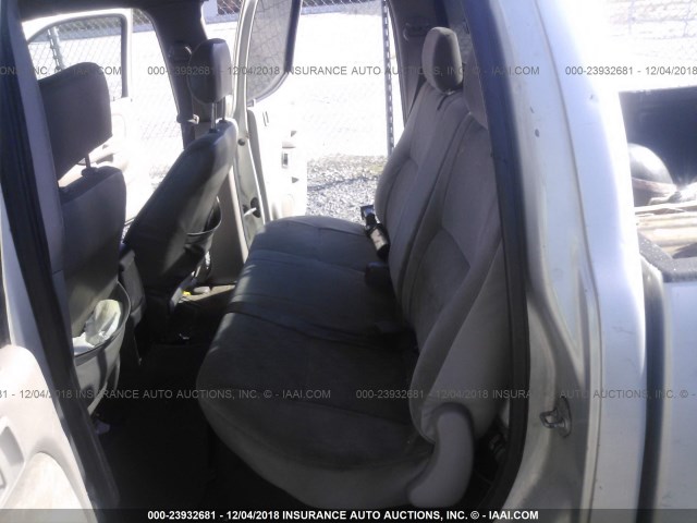 5TEGN92N03Z248931 - 2003 TOYOTA TACOMA DOUBLE CAB PRERUNNER SILVER photo 8