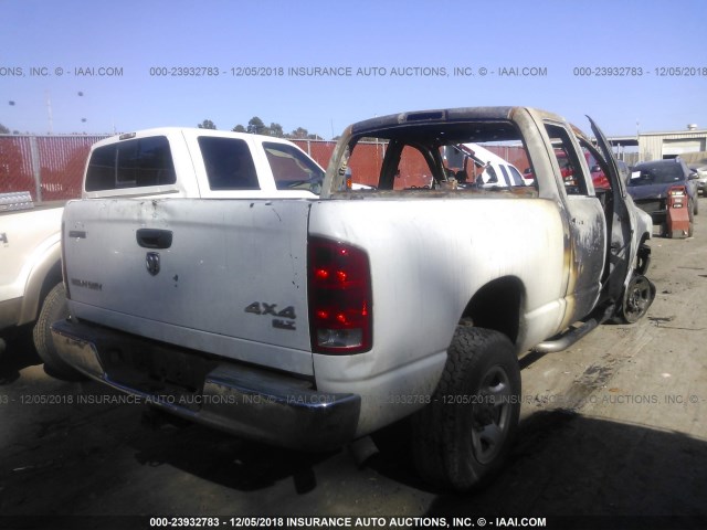 3D7LS38C45G777992 - 2005 DODGE RAM 3500 ST/SLT WHITE photo 4