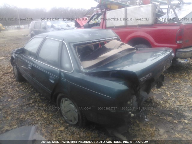 1FALP52UXRA213153 - 1994 FORD TAURUS GL GREEN photo 3