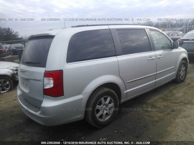 2A4RR5DG3BR623536 - 2011 CHRYSLER TOWN & COUNTRY TOURING SILVER photo 4