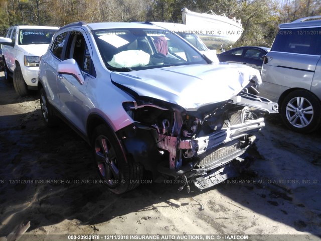 KL4CJCSB0DB155713 - 2013 BUICK ENCORE SILVER photo 1