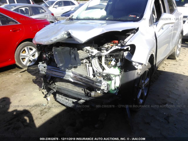 KL4CJCSB0DB155713 - 2013 BUICK ENCORE SILVER photo 6