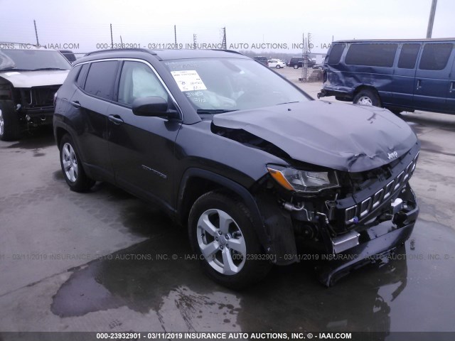 3C4NJCBBXHT647555 - 2017 JEEP COMPASS LATITUDE GRAY photo 1