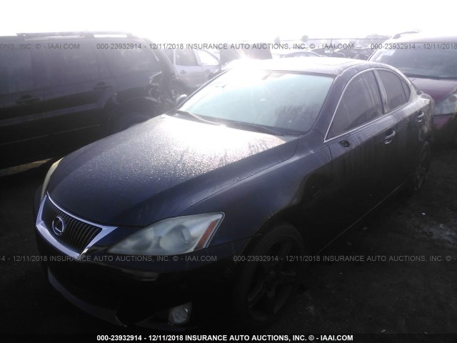 JTHBK262292092249 - 2009 LEXUS IS 250 Dark Blue photo 2