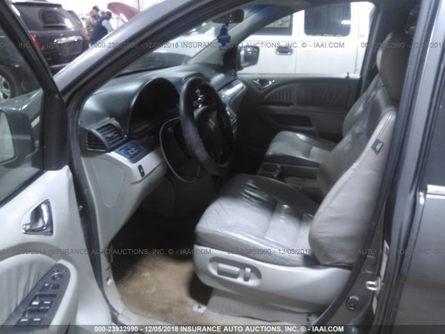 5FNRL38757B406983 - 2007 HONDA ODYSSEY EXL GRAY photo 5