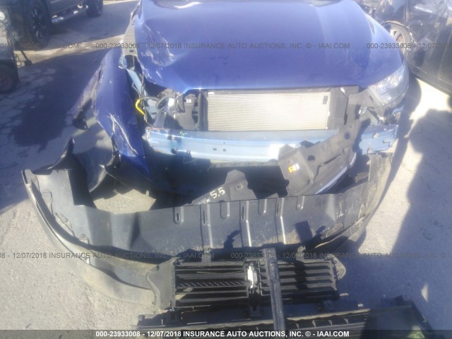 1FAHP2E86FG154758 - 2015 FORD TAURUS SEL BLUE photo 6