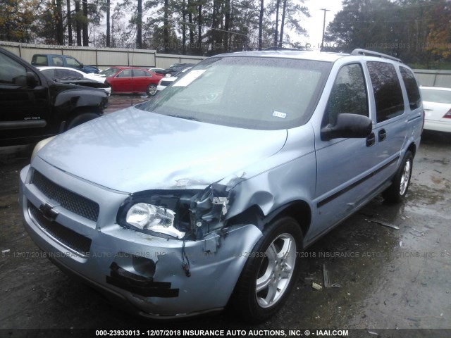 1GNDV23197D210741 - 2007 CHEVROLET UPLANDER LS BLUE photo 2