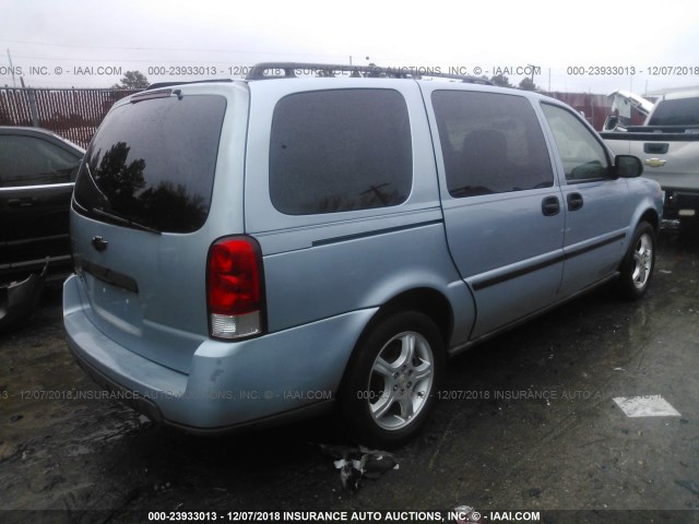 1GNDV23197D210741 - 2007 CHEVROLET UPLANDER LS BLUE photo 4