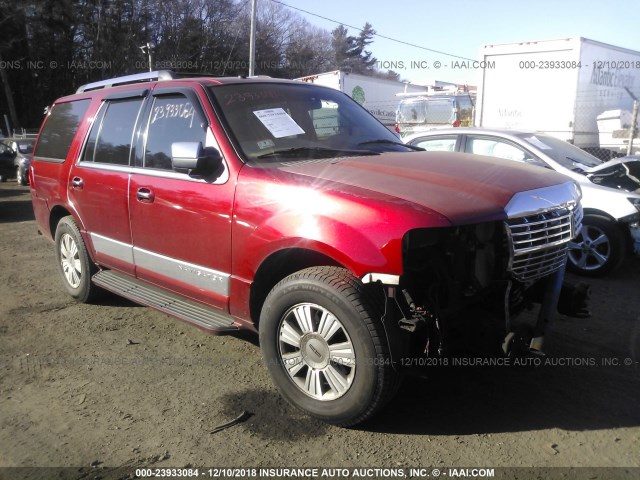 5LMFU28567LJ15603 - 2007 LINCOLN NAVIGATOR RED photo 1