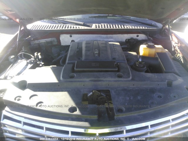 5LMFU28567LJ15603 - 2007 LINCOLN NAVIGATOR RED photo 10