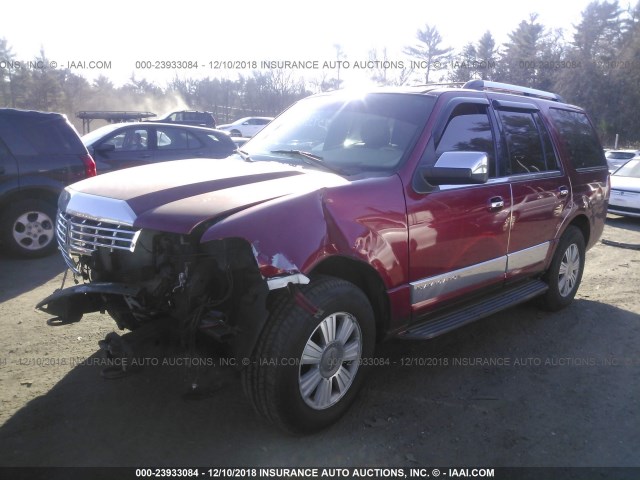 5LMFU28567LJ15603 - 2007 LINCOLN NAVIGATOR RED photo 2