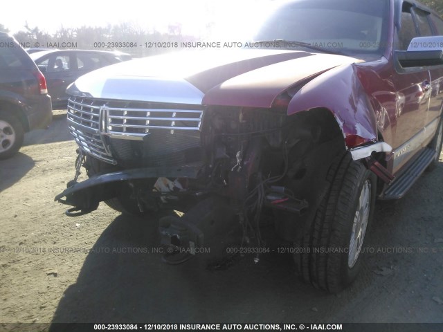 5LMFU28567LJ15603 - 2007 LINCOLN NAVIGATOR RED photo 6