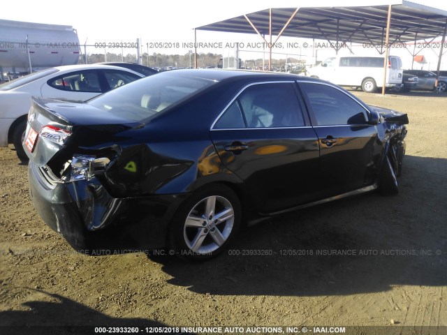 4T1BF1FK0EU342453 - 2014 TOYOTA CAMRY L/SE/LE/XLE 深蓝色 照片 4