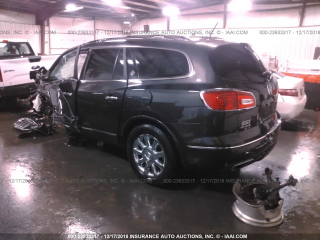 5GAKVCKD0FJ301691 - 2015 BUICK ENCLAVE GRAY photo 3